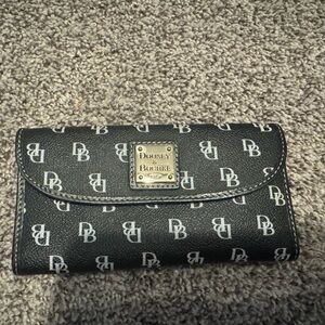 Dooney & Bourke Black Monogram Wallet